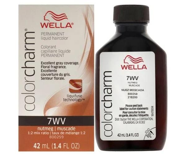 Wella Color Charm Permanent Liquid Hair Color - 7WV Nutmeg by Wella for Unisex - 1.42 oz Hair Color