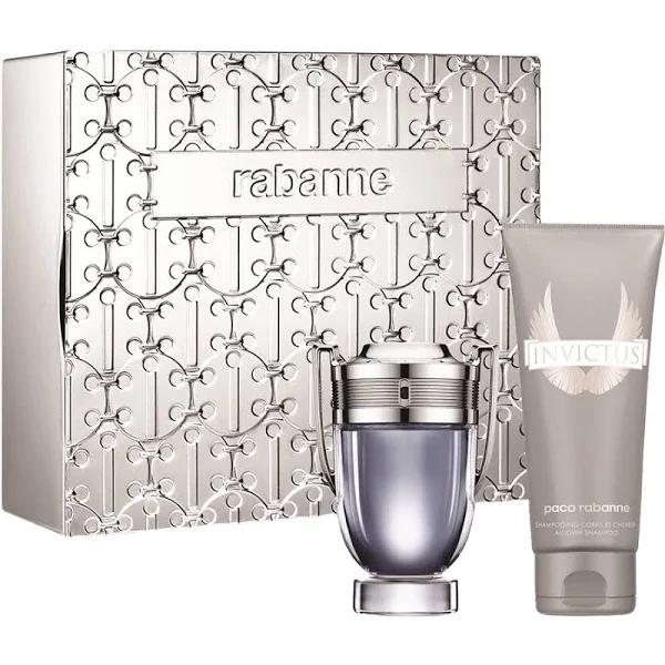 Invictus 2 Piece 100ml Eau De Toilette by Paco Rabanne for Men (Gift Set-K)