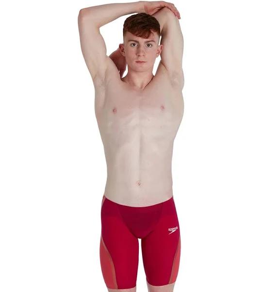 Speedo Men's Fastskin LZR Pure Intent Jammer Tech Suit Swimsuit - Sunrise | Nylon/Lycra - Swimoutlet.com