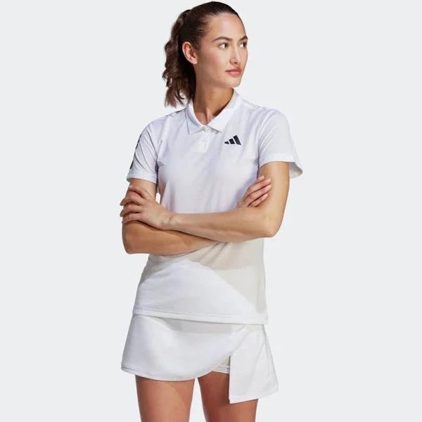 Adidas Women Club Tennis Polo Shirt - White, M