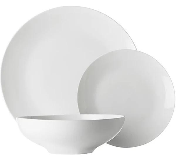 Maxwell & Williams White Basics 12 Pce Coupe Dinner Set Tribeca