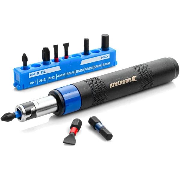 Kincrome 1/4" Drive Micro Impact Driver Set 10 Piece - ID3300