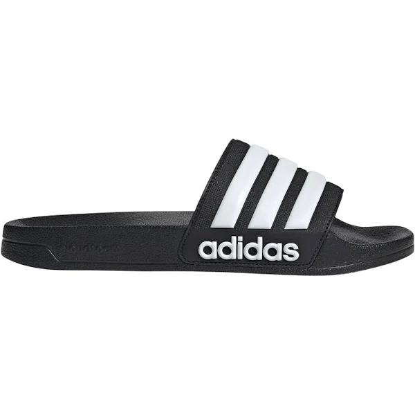 Adidas Adilette Shower Slides Black / White / Black 18 Swimming,Lifestyle Sandals & Thongs