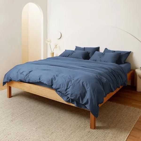 Eden Cotton | Midnight Quilt Cover | King | Sheet SOCIETY