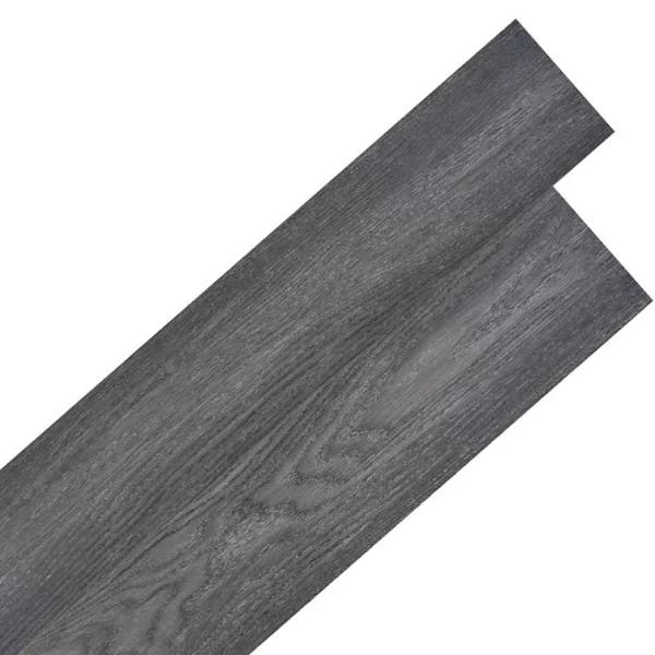 vidaXL Self-adhesive PVC Flooring Planks 5.02 m² 2 mm Black and White