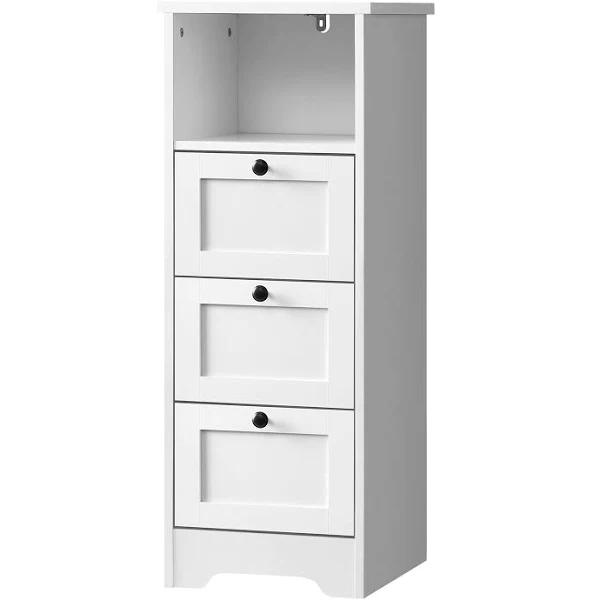 Oikiture Chest of Drawers Storage Cabinet Dresser Side Table Hamptons Furniture