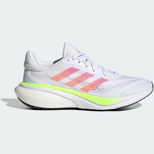 adidas-Supernova 3 Running Shoes-Women-Cloud White / Lucid Pink / Wonder Blue-7