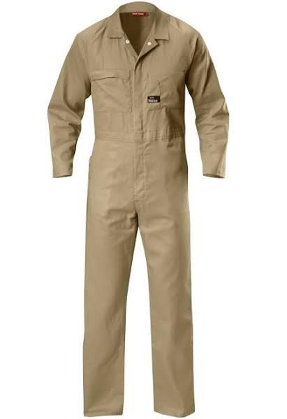 Hard Yakka Y00030 Lightweight Cotton Drill Coverall Khaki 77R