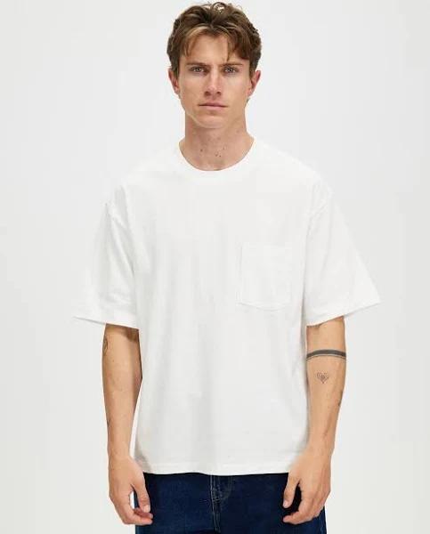 Assembly Label - Men's Lucas Tee - Antique White - Size: L