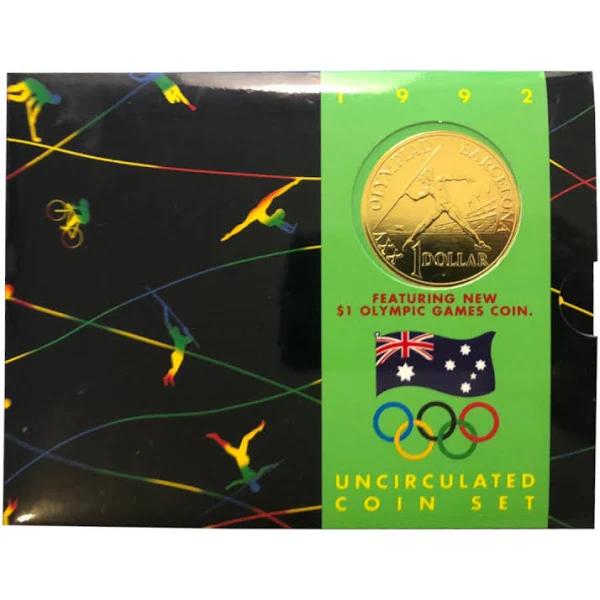 1992 Royal Australian Mint Barcelona Olympic Games UNC Coin Set