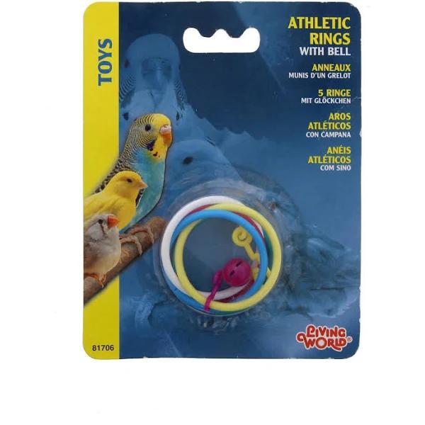 Living World Olympic Rings with Bell Bird Toy