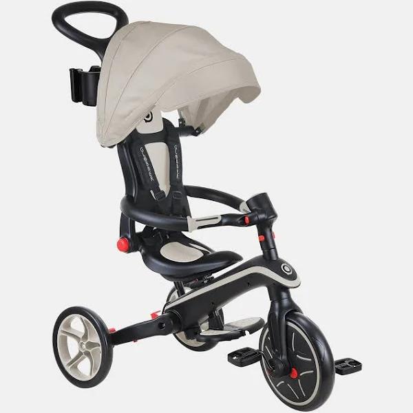 Globber Explorer Trike 4 in 1 Foldable Taupe