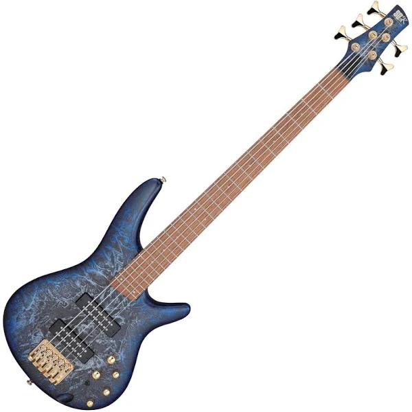 Ibanez SR305EDXCZM 5 String Electric Bass (Cosmic Blue Frozen Matte)