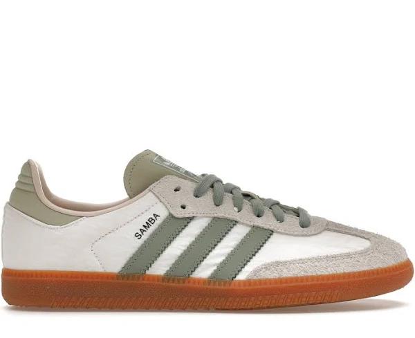 Adidas Samba OG Silver Green Putty Mauve (Women's)