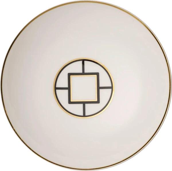 Villeroy & Boch - Metrochic Deep Plate - Black/Gold