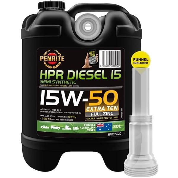 Penrite HPR Diesel 15 Engine Oil 15W-50 20 Litre