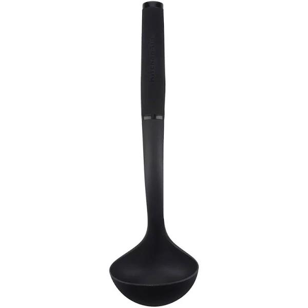 KitchenAid Soft Touch Ladle Nylon - Black