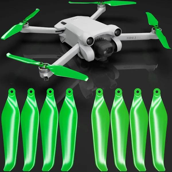 Master Airscrew Stealth Propellers For DJI Mini 3 Pro & Mini 4 Pro - Green, 4 Propellers in Set