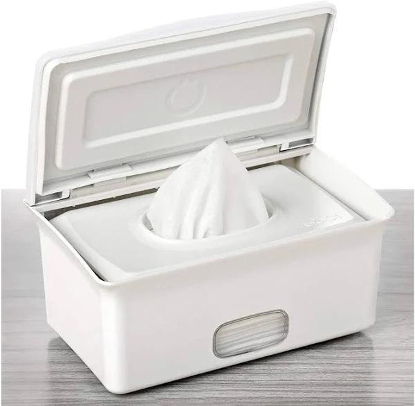 Baby Wipes Dispenser with Weighted Plate