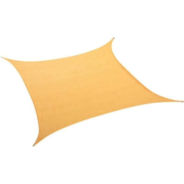 Mountview - Sun Shade Sail Cloth Rectangle Canopy Outdoor Awning Cover - Beige - 3x4m