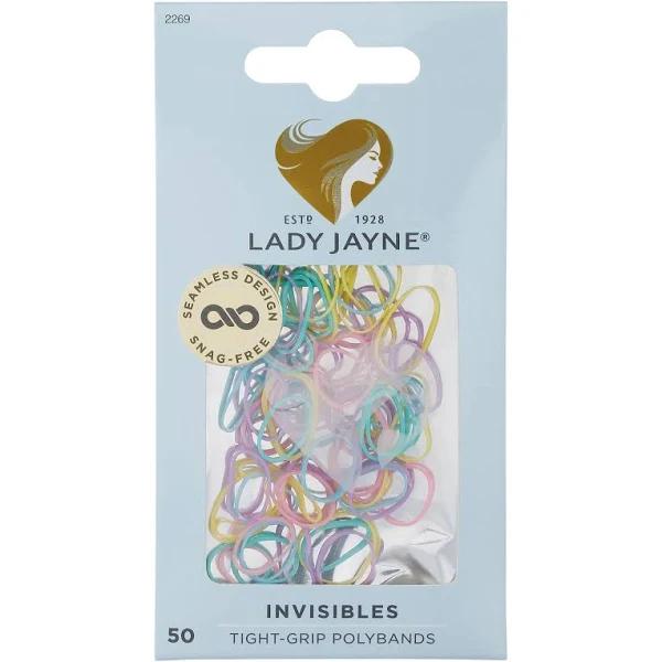 Lady Jayne Pastel Snagless Small Elastomer Elastics - Pack 50