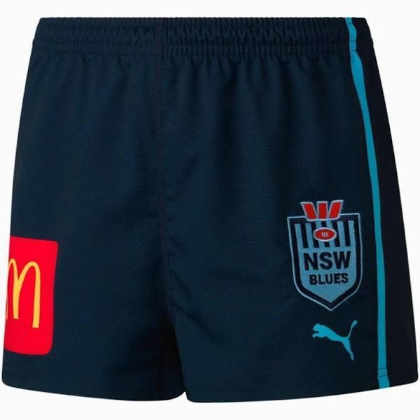 NRL 2023 Replica Shorts - New South Wales Blues - NSW - Mens - Puma