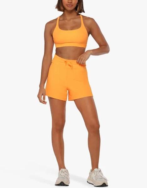 Lorna Jane Womens Flex Active Rib Kick Short Mango M