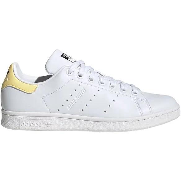 Adidas Stan Smith Shoes White / Almost Yellow / Black 9 - Women Lifestyle Trainers