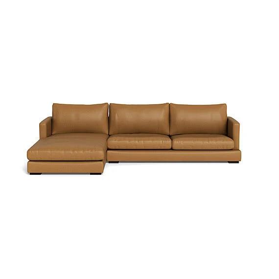 Long Island Leather Modular Sofa Taffy by Freedom, 100% Leather SA