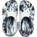 Crocs Kids' Classic Marbled Clog; Black / White, C13