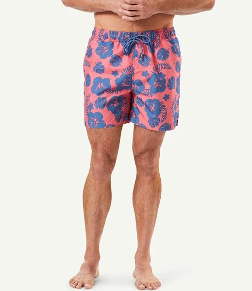 GAZMAN Tropical Swim Short in Pink S