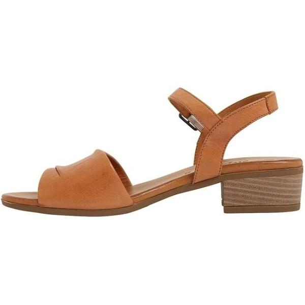 Easy Steps Maisy Sandals in Cognac Leather Brown 39