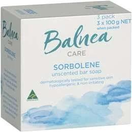 Balnea Sorbolene Unscented Hand Soap 3x100g