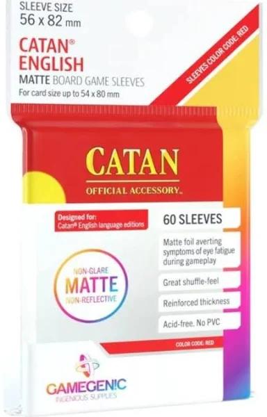 Gamegenic Matte Catan Sleeves (56X82MM)