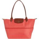 Longchamp Le Pliage Green Expandable Travel Bag in 504 Cognac