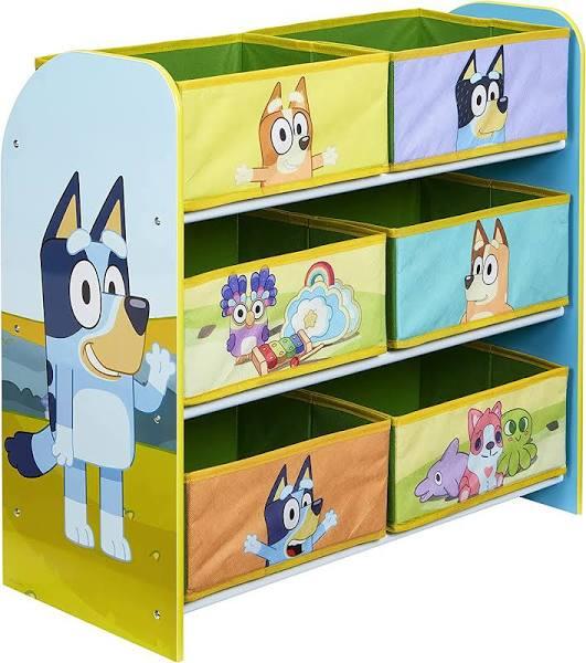 Bluey Kids Bedroom Toy Multi Storage Unit