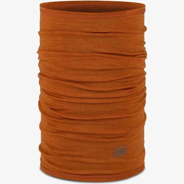 Buff Merino Lightweight Neckwear Multistripes Ginger