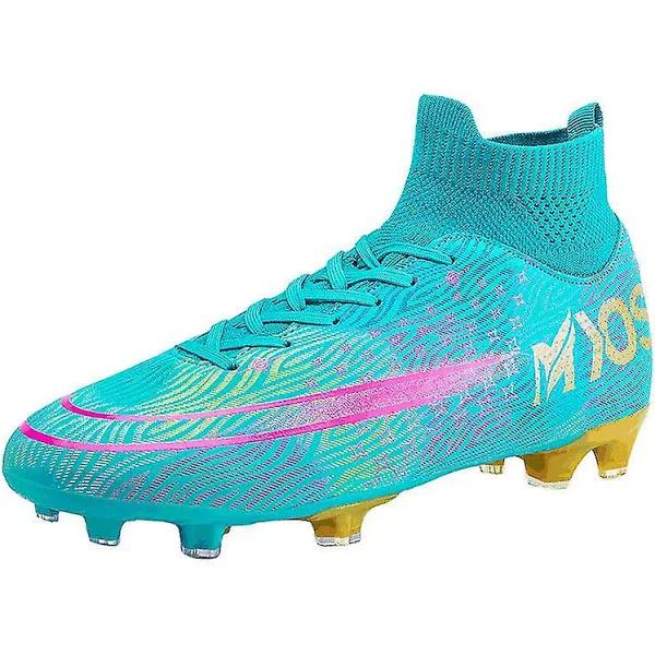 Men Soccer Cleats Football Boots Spikes Shoes High-top Soccer Shoes