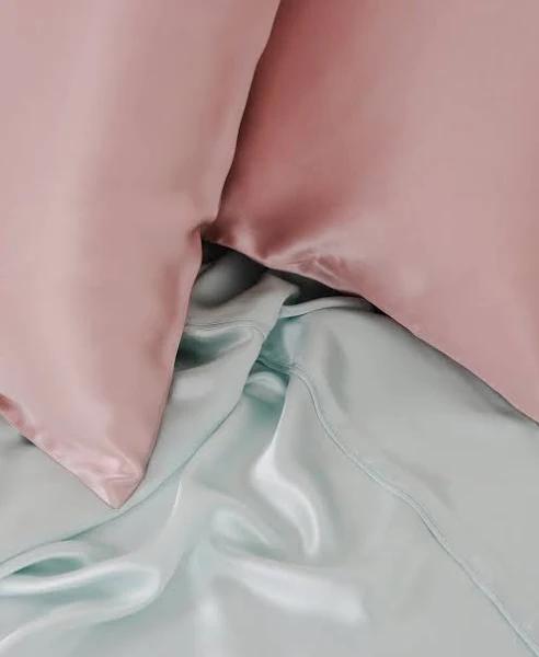 Pure Silk Pillowcase Tea Rose Pair