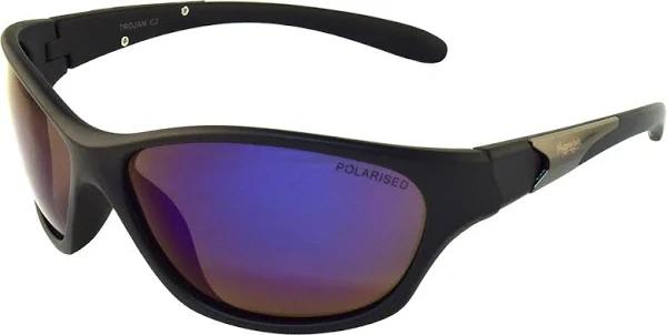 Mangrove Jacks Trojan C2 Black / Blue Revo Polarised Lenses