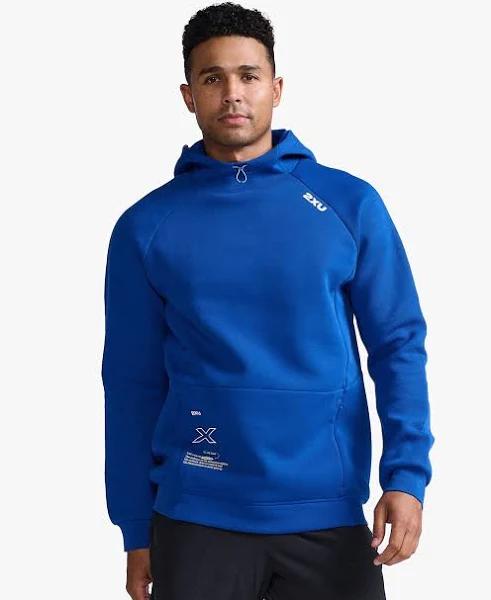 2XU Mens Motion Hoodie, M / Blue