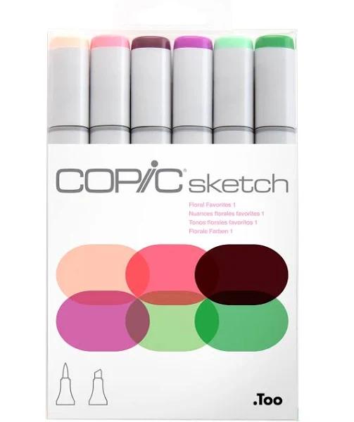 Copic Sketch Set 6 - Floral Favourites 1