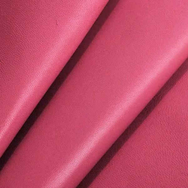 Leather Skin - Sheep Italian Cabretta Leather (Price per 2-3 Sq ft) - Candy Pink