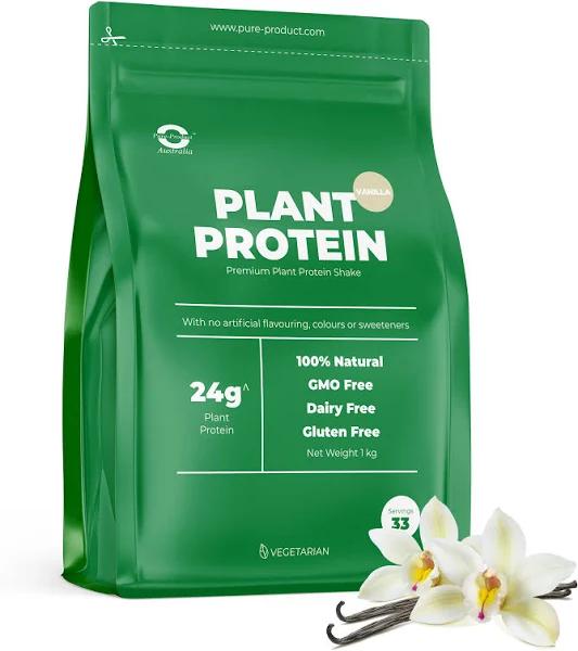 Plant Protein Isolate 10kg / Vanilla / No by Pure Product Australia