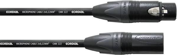 Cordial Peak CPM 1 FM 1m XLR (3-Pin) XLR (3-Pin) Black Audio Cable