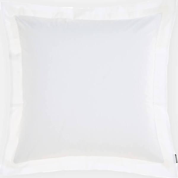 Linen House - White European - Vienna 300TC Cotton Percale European Pillowcase - Size One Size at The Iconic