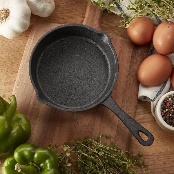 5.4 Inch (13.7cm) Pre-Seasoned Cast Iron Skillet