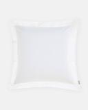 Linen House - White European - Vienna 300TC Cotton Percale European Pillowcase - Size One Size at The Iconic