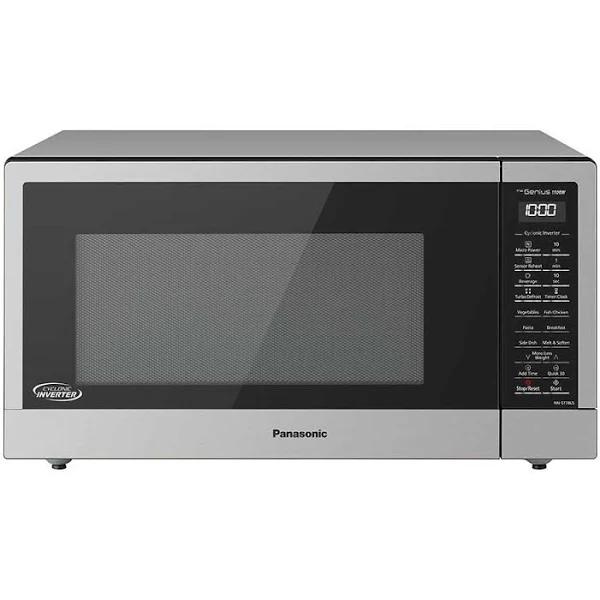 Panasonic - 44L Cyclonic Inverter Microwave - Stainless Steel