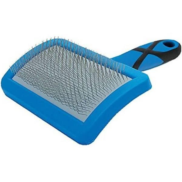 Groom Professional Curved Soft Slicker Brush Medium